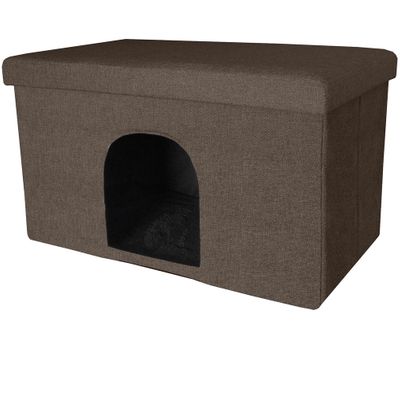 PET-HOUSE-OTTOMAN-COCONUT-BROWN-SM