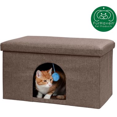 PET-HOUSE-OTTOMAN-COCONUT-BROWN-SM