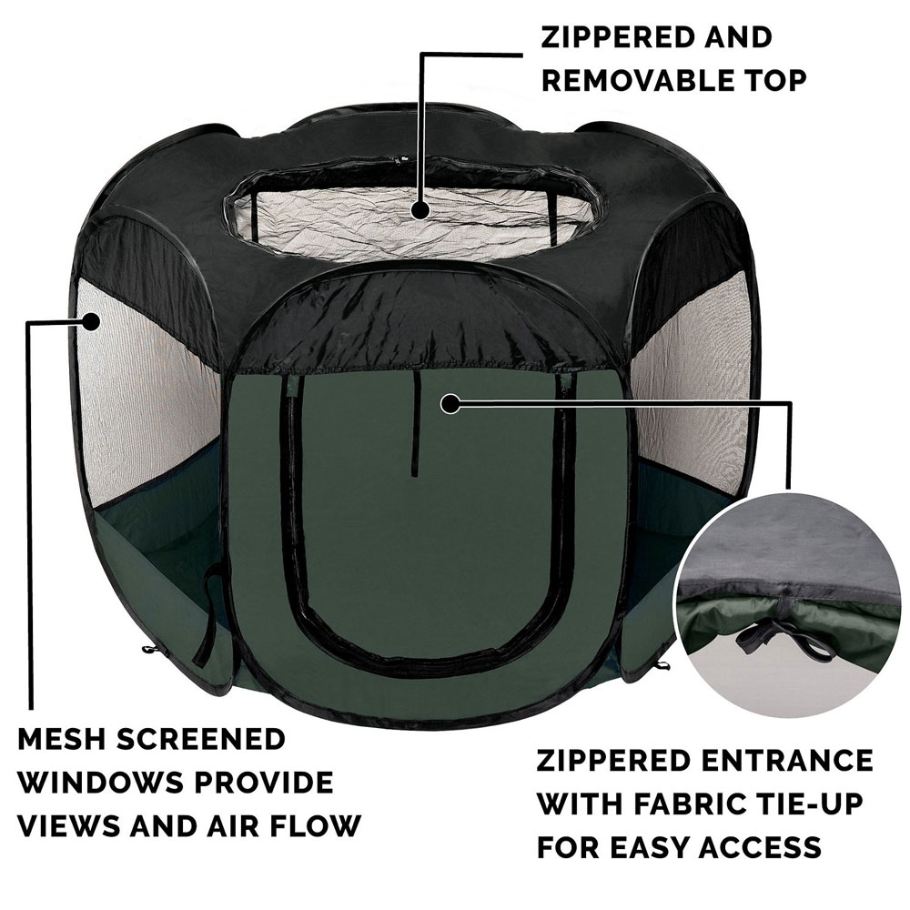 FURHAVEN-PLAYPEN-HUNTER-GREEN-MEDIUM