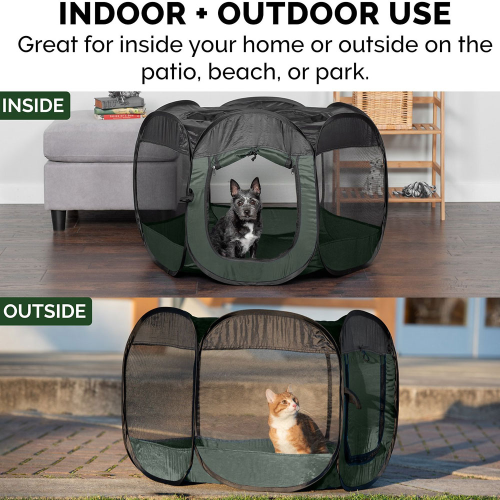 FURHAVEN-PLAYPEN-HUNTER-GREEN-MEDIUM