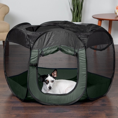 FURHAVEN-PLAYPEN-HUNTER-GREEN-MEDIUM
