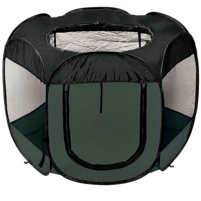 FURHAVEN-PLAYPEN-HUNTER-GREEN-MEDIUM