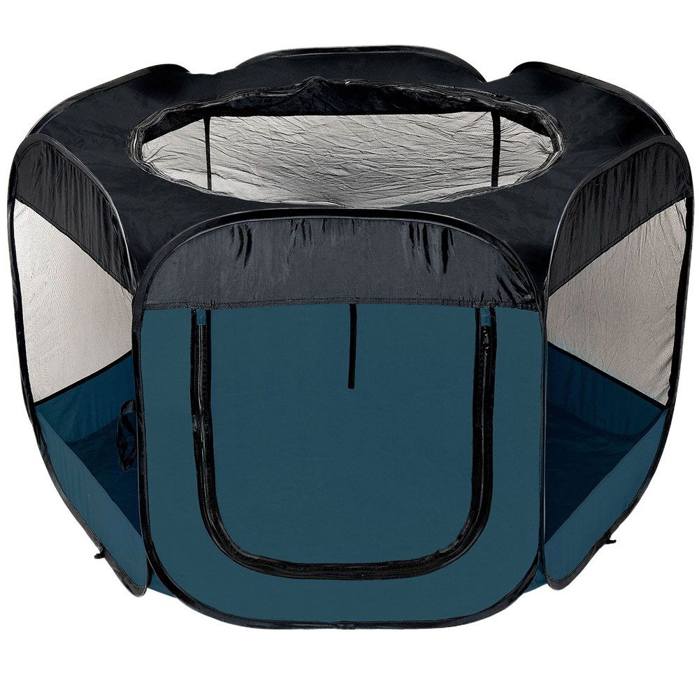 FURHAVEN-PLAYPEN-SAILOR-BLUE-MEDIUM