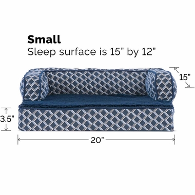 FURHAVEN-COMFY-COUCH-ORTHOPEDIC-BED-BLUE-LARGE