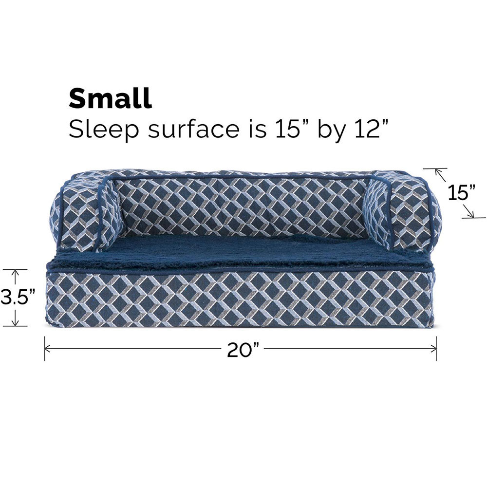 FURHAVEN-COMFY-COUCH-ORTHOPEDIC-BED-BLUE-MEDIUM