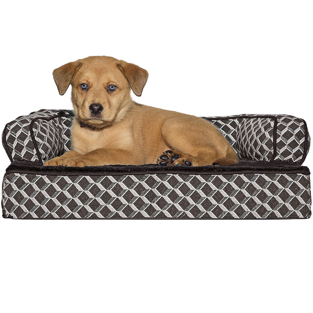 FURHAVEN-COMFY-COUCH-ORTHOPEDIC-BED-BROWN-LARGE