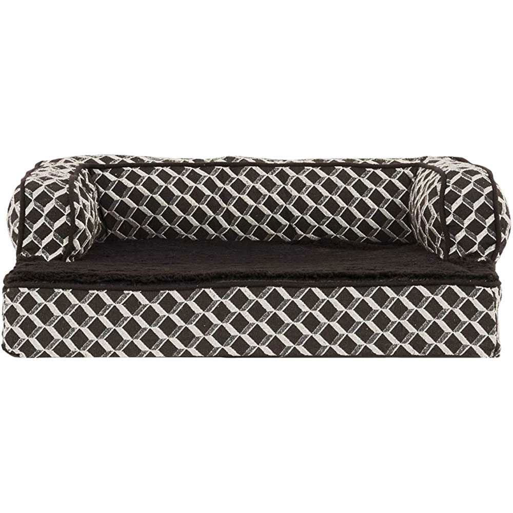 FURHAVEN-COMFY-COUCH-ORTHOPEDIC-BED-BROWN-SMALL