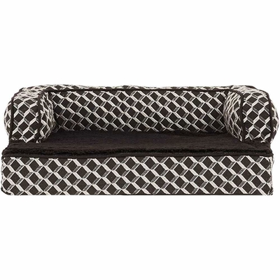 FURHAVEN-COMFY-COUCH-ORTHOPEDIC-BED-BROWN-SMALL