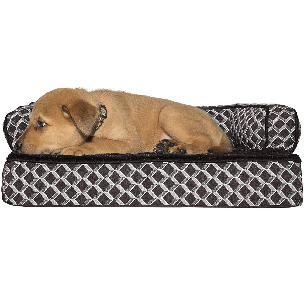 FURHAVEN-COMFY-COUCH-ORTHOPEDIC-BED-BROWN-SMALL