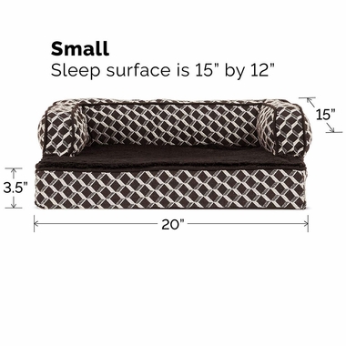 FURHAVEN-COMFY-COUCH-ORTHOPEDIC-BED-BROWN-SMALL