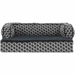 FurHaven Plush & Decor Comfy Couch Orthopedic Sofa-Style Pet Bed - Diamond Gray (Large)