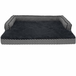 FurHaven Plush & Decor Comfy Couch Pillow Sofa-Style Pet Bed - Diamond Gray (Jumbo)