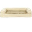 FurHaven Plush & Suede Cooling Gel Top Sofa Pet Bed - Clay (Jumbo Plus)