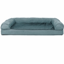 FurHaven Plush & Suede Full Support Sofa Pet Bed - Deep Pool (Medium)