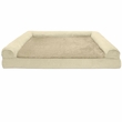 FurHaven Plush & Suede Memory Top Sofa Pet Bed - Clay (Jumbo)