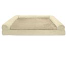 FurHaven Plush & Suede Orthopedic Sofa Pet Bed - Clay (Jumbo Plus)