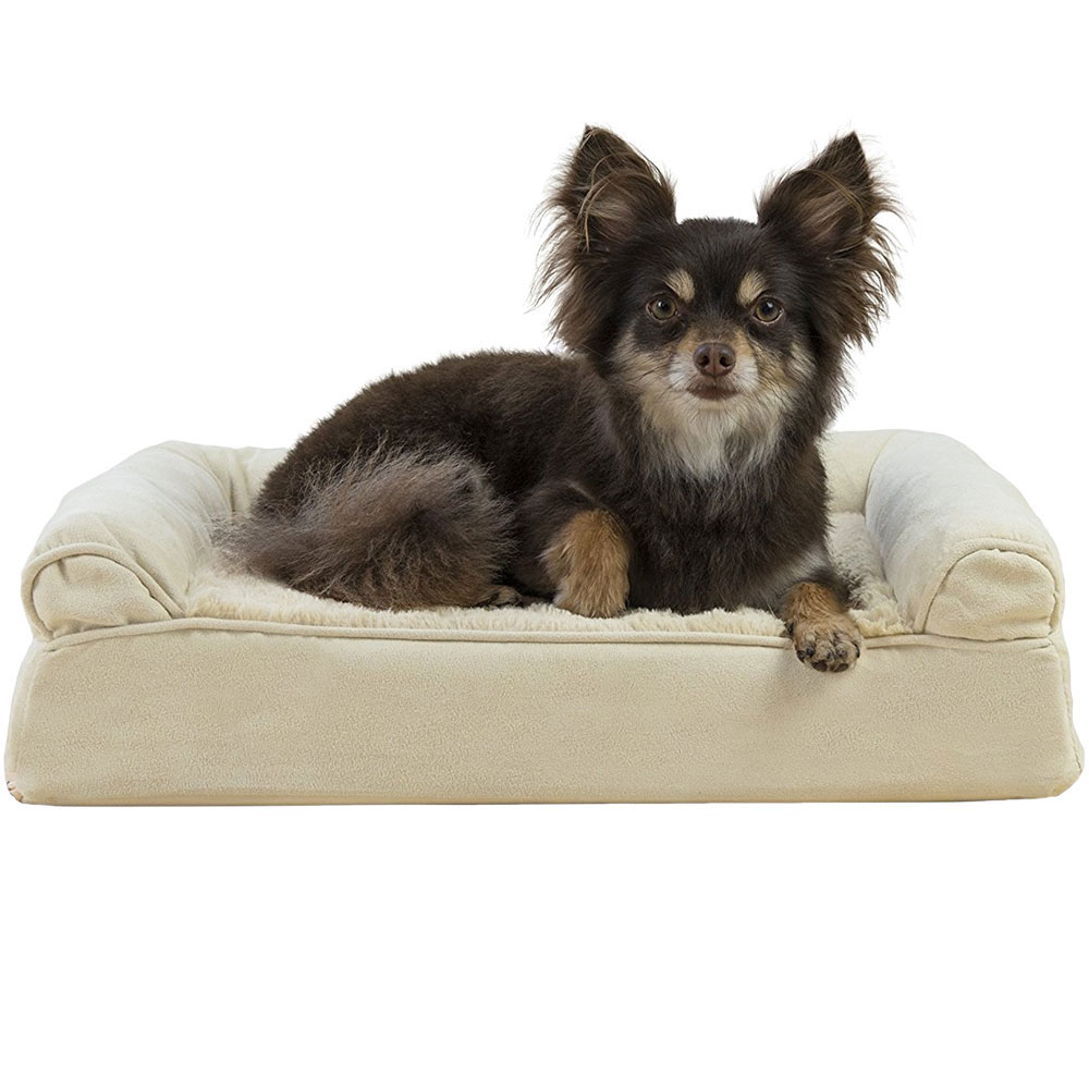 FURHAVEN-PLUSH-SUEDE-ORTHOPEDIC-BED-CLAY-MEDIUM