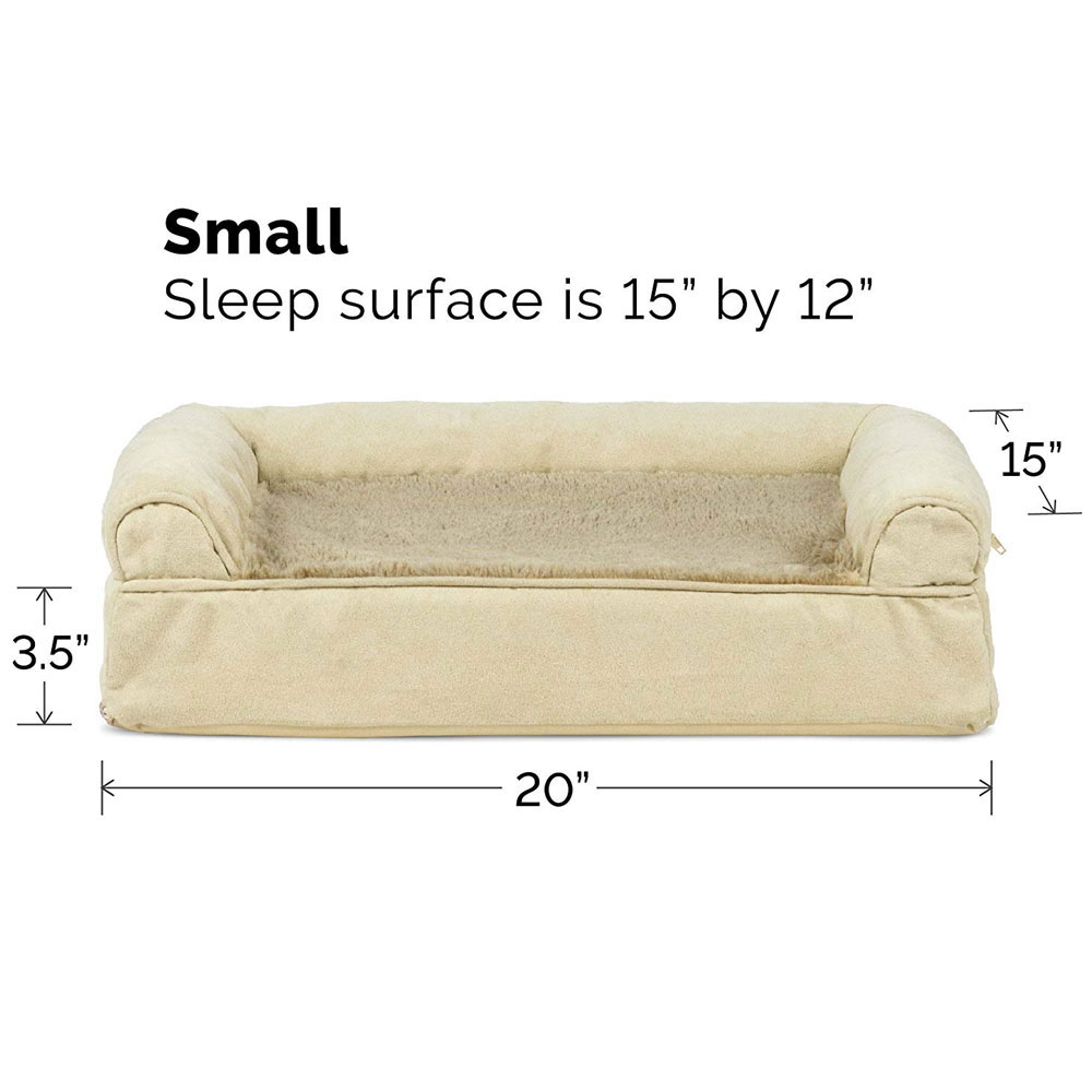 FURHAVEN-PLUSH-SUEDE-ORTHOPEDIC-BED-CLAY-MEDIUM