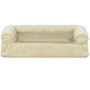 FurHaven Plush & Suede Orthopedic Sofa Pet Bed - Clay (Medium)