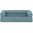 FurHaven Plush & Suede Orthopedic Sofa Pet Bed - Deep Pool (Large)