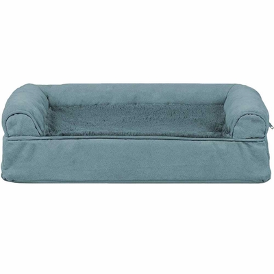 FURHAVEN-PLUSH-SUEDE-ORTHOPEDIC-BED-DEEP-POOL-MEDIUM