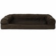 FurHaven Plush & Suede Orthopedic Sofa Pet Bed - Espresso (Jumbo Plus)