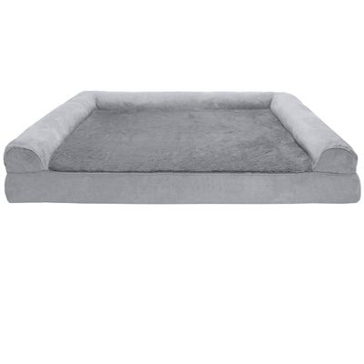 PLUSH-SUEDE-PILLW-SOFA-PTBD-GRAY-LG