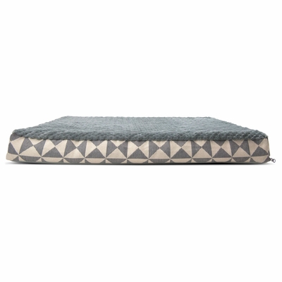 FURHAVEN-KILIM-ORTHOPEDIC-BED-GRAY-SMALL