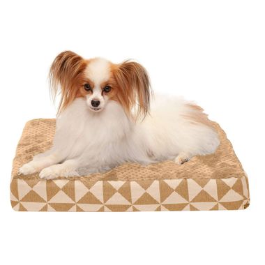 FURHAVEN-KILIM-ORTHOPEDIC-BED-LATTE-SMALL