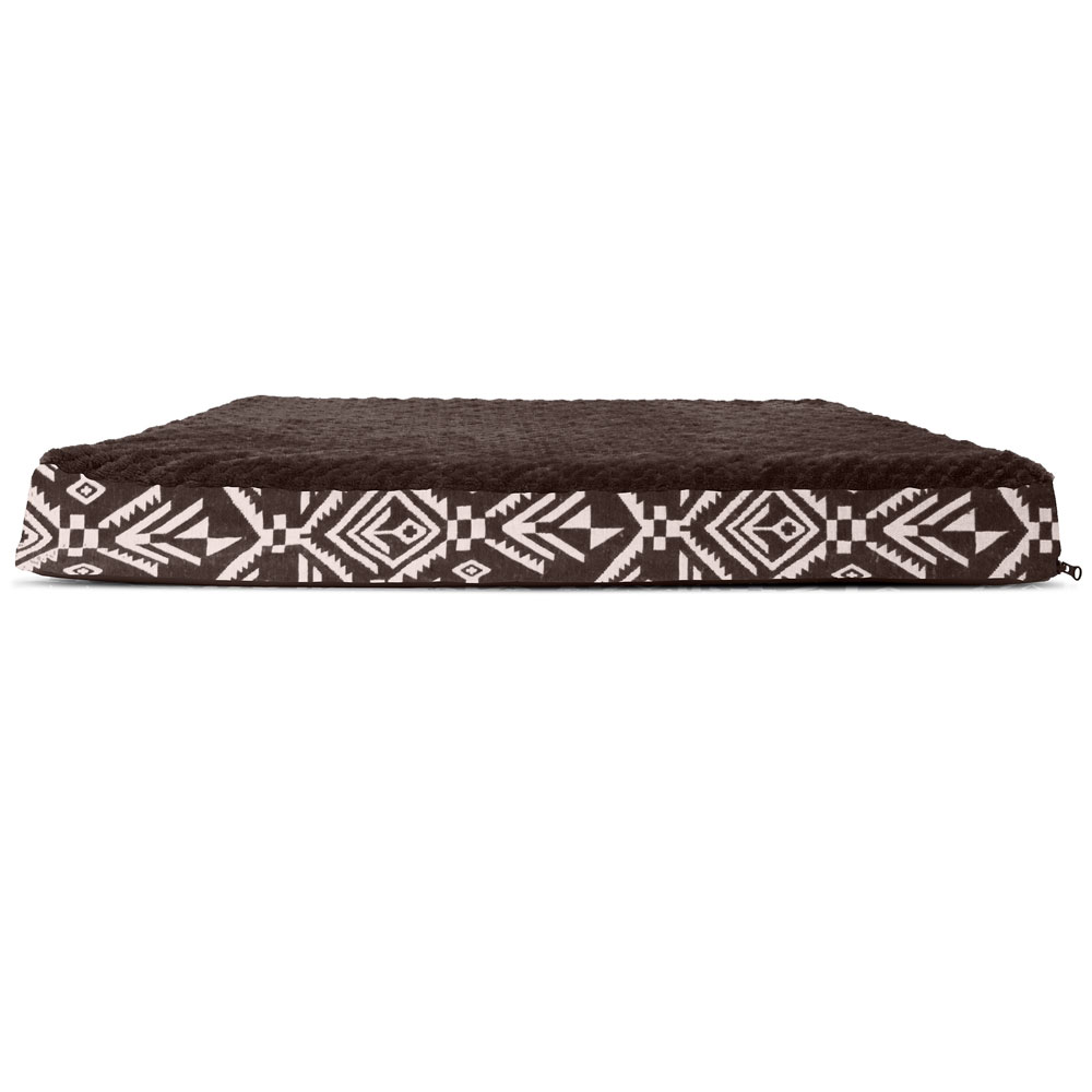 FURHAVEN-KILIM-ORTHOPEDIC-BED-ESPRESSO-LARGE