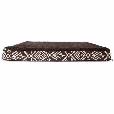 FURHAVEN-KILIM-ORTHOPEDIC-BED-ESPRESSO-MEDIUM