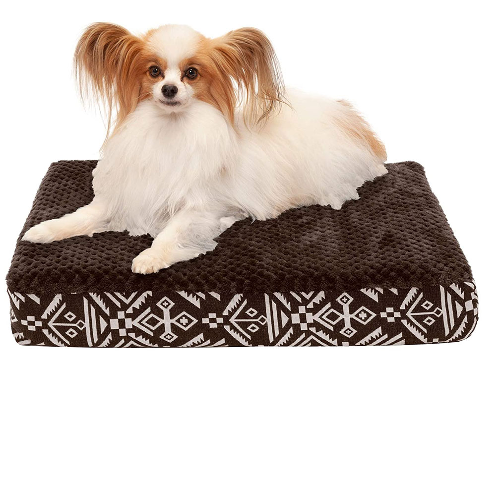 FURHAVEN-KILIM-ORTHOPEDIC-BED-ESPRESSO-SMALL