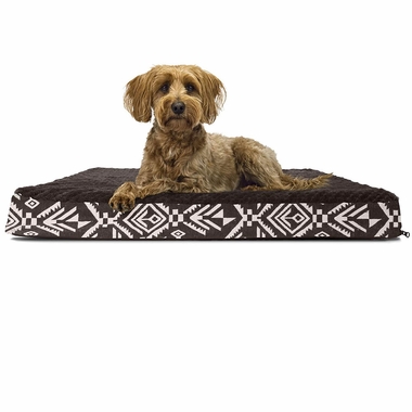 FURHAVEN-KILIM-ORTHOPEDIC-BED-ESPRESSO-SMALL