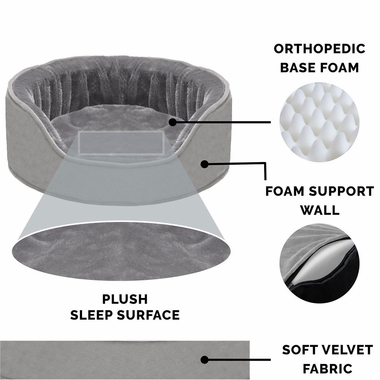 FURHAVEN-PLUSH-VELVET-OVAL-PET-BED-SMOKE-GRAY-MED