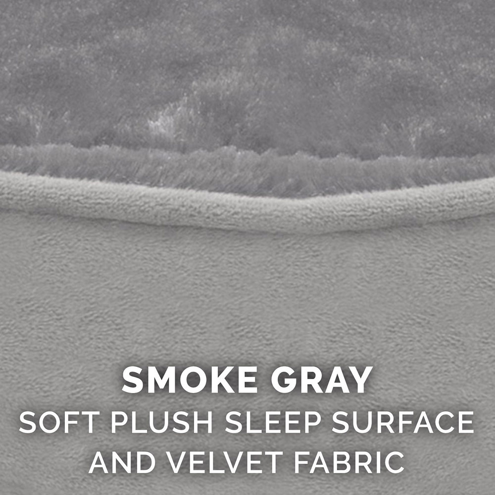 FURHAVEN-PLUSH-VELVET-OVAL-PET-BED-SMOKE-GRAY-MED