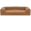 FurHaven Quilted Cooling Gel Top Sofa Pet Bed - Toasted Brown (Jumbo)