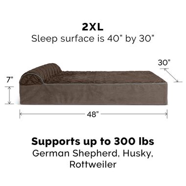 QUILTED-FAUXFUR-VELVET-GOLIATH-CHAISE-PTBED-ESPRESSO-XXLG
