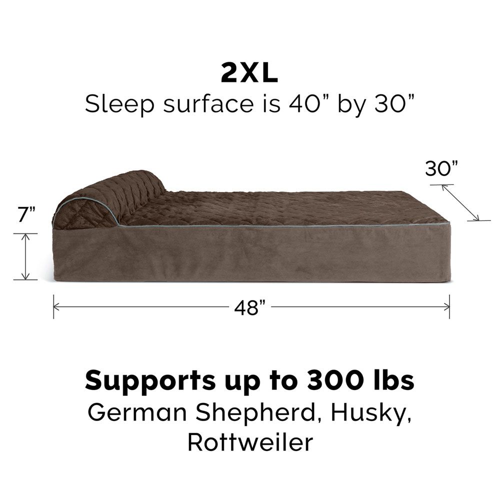 QUILTED-FAUXFUR-VELVET-GOLIATH-CHAISE-PTBED-ESPRESSO-XXLG