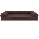 FurHaven Quilted Full Support Sofa Pet Bed - Coffee (Large)