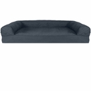 FurHaven Quilted Memory Top Sofa Pet Bed - Iron Gray (Jumbo)