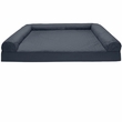FurHaven Quilted Orthopedic Sofa Pet Bed - Iron Gray (Jumbo Plus)