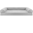 FurHaven Quilted Orthopedic Sofa Pet Bed - Silver Gray (Jumbo Plus)