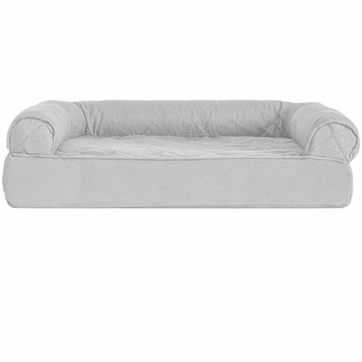 FURHAVEN-QUILTED-ORTHOPEDIC-BED-GRAY-SMALL