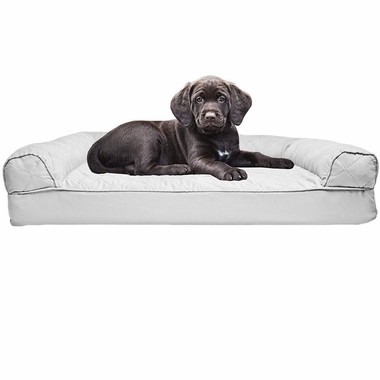 FURHAVEN-QUILTED-ORTHOPEDIC-BED-GRAY-SMALL