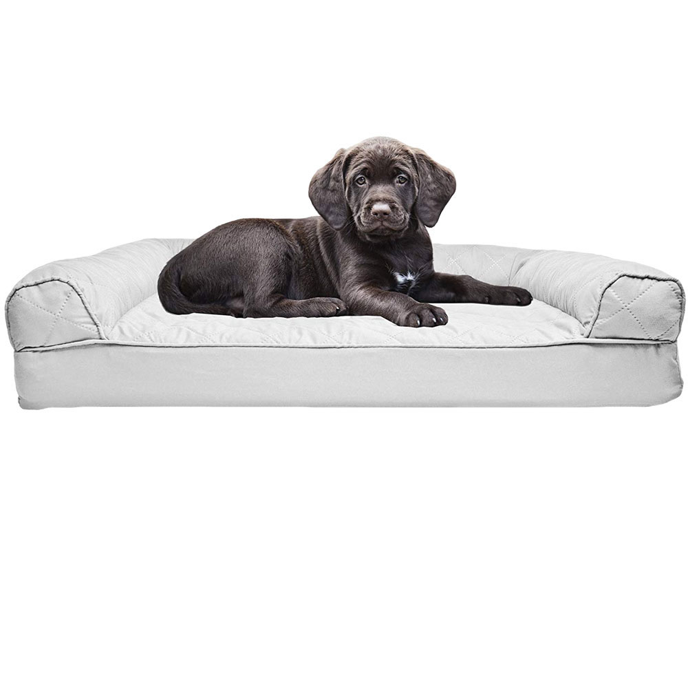 FURHAVEN-QUILTED-ORTHOPEDIC-BED-GRAY-SMALL