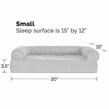 FURHAVEN-QUILTED-ORTHOPEDIC-BED-GRAY-SMALL