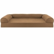 FurHaven Quilted Orthopedic Sofa Pet Bed - Toasted Brown (Jumbo Plus)