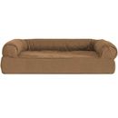 FurHaven Quilted Orthopedic Sofa Pet Bed - Warm Brown (Jumbo)