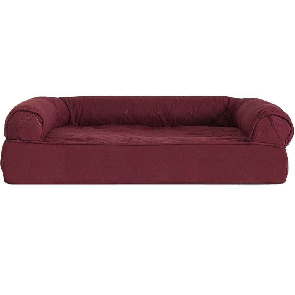 FURHAVEN-QUILTED-ORTHOPEDIC-BED-RED-MEDIUM