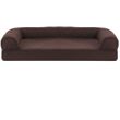 FurHaven Quilted Pillow Sofa Pet Bed - Coffee (Medium)